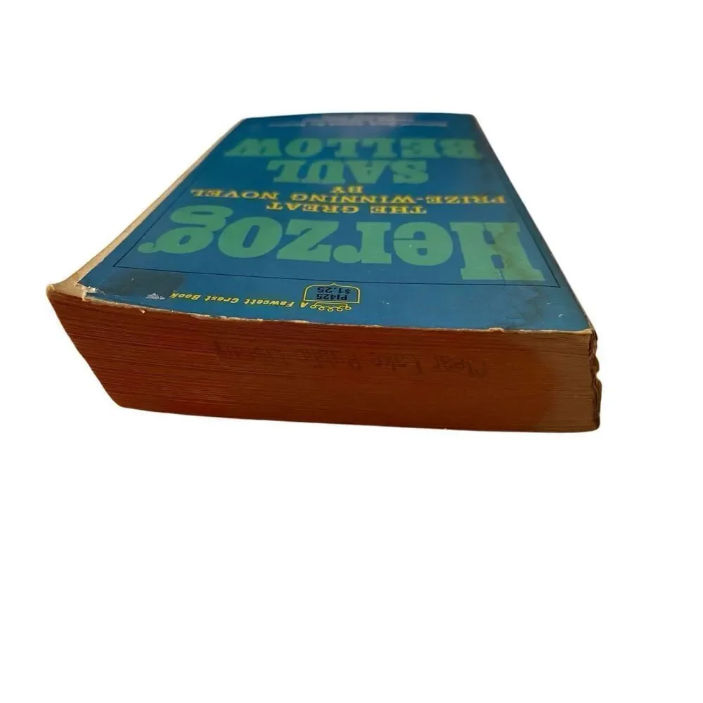 Herzog by Saul Bellow Paperback Book 1964 American Fiction Novel Vintage